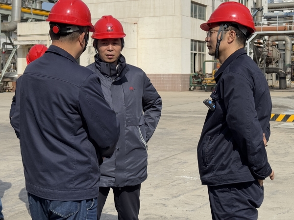 公司領導在二期甲醇罐區(qū)檢查1.jpg
